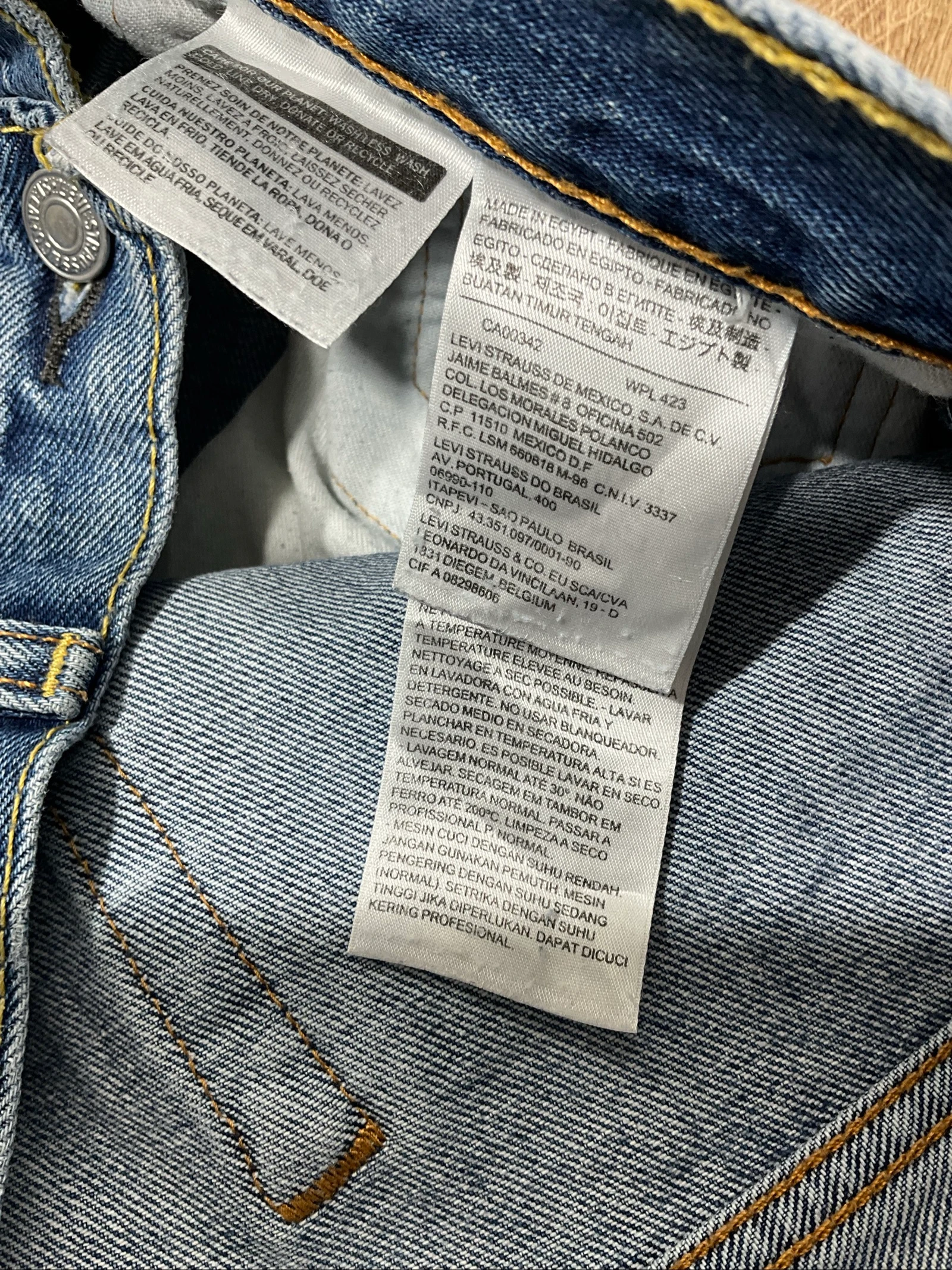 Jean Levis 550 Relaxed W36 L36 Vintage 100% Katoen Blauw lvh 142 – photo 10